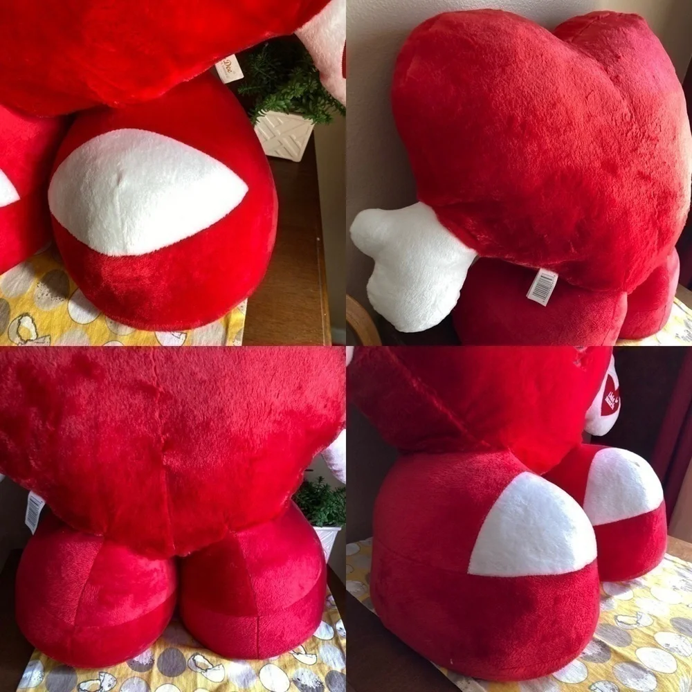Dan Dee vintage jumbo open arms Heart plush